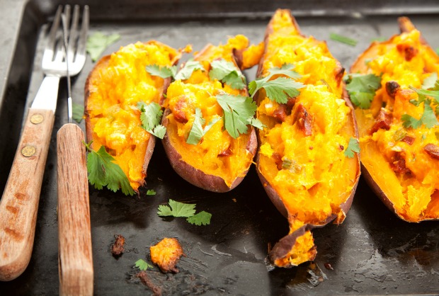 stuffed sweet potatoes