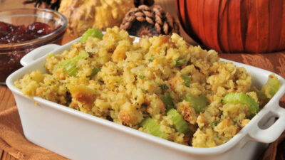 Nana's egg noodle stuffing
