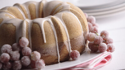 Sugar Dusted Wine Cake