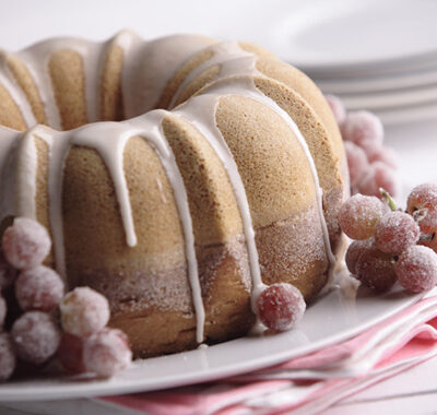 Sugar Dusted Wine Cake