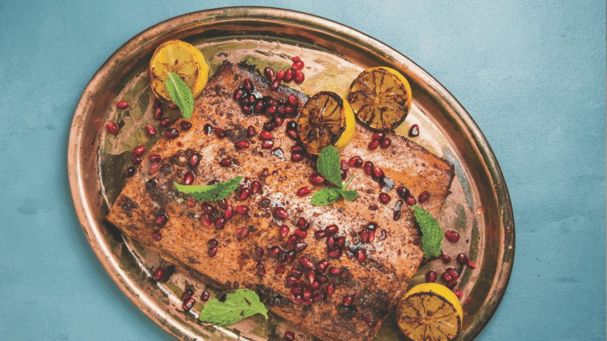 Pomegranate Sumac Salmon