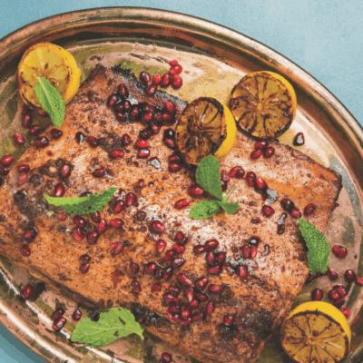 Pomegranate Sumac Salmon