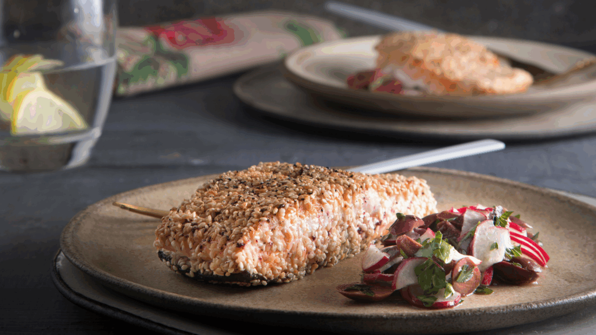 sumac sesame salmon