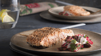 sumac sesame salmon