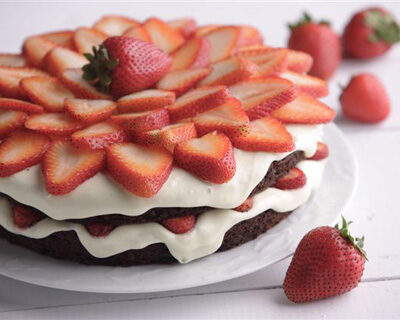 Summer Berry Chocolate Cake