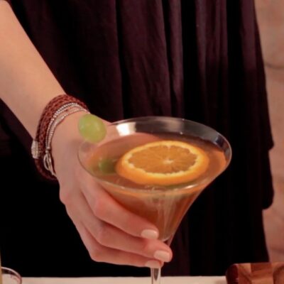 summer cocktail with morad