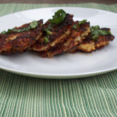 Sun-dried Tomato and Basil Latkes