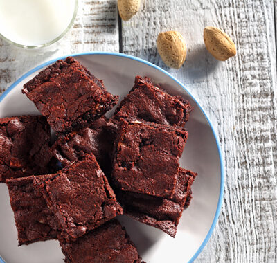 quick dark chocolate brownies