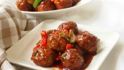 sweet and tangy meatballs