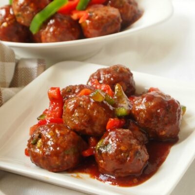 sweet and tangy meatballs