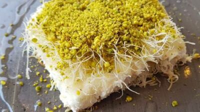 sweet cheese kanafeh