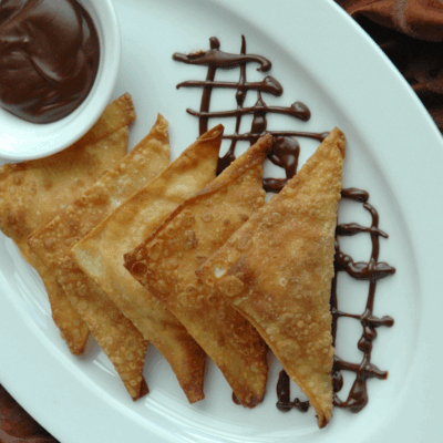 sweet dessert wontons