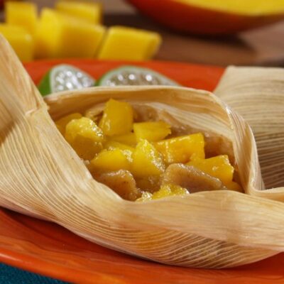 Sweet Mango Dessert Tamales