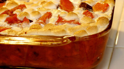 Sweet Potato Casserole with Marshmallows