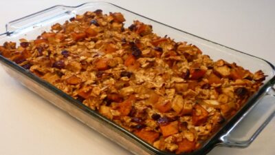 sweet potato fruit farfel stuffing