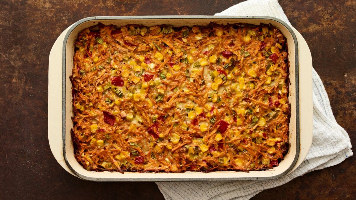 Sweet Potato Kugel horizontal