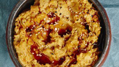 Sweet Potato Tahini with Silan