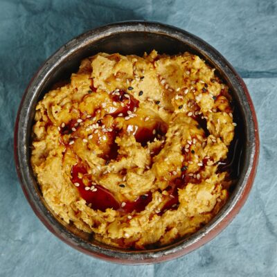Sweet Potato Tahini with Silan