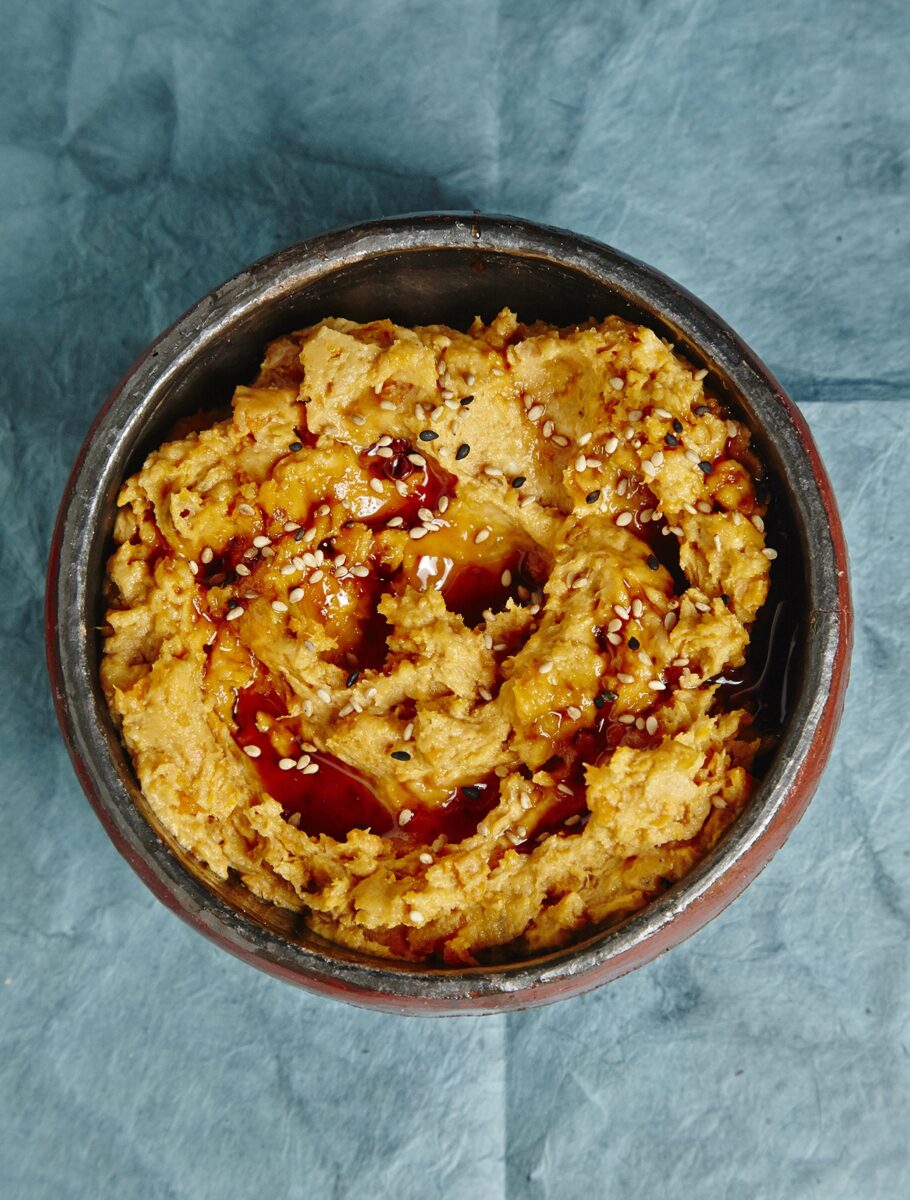Sweet Potato Tahini with Silan