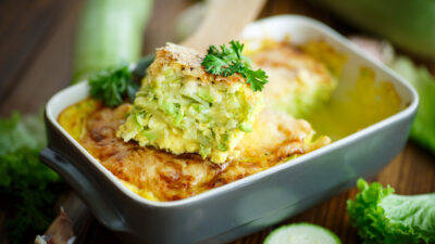 Sweet Potato Zucchini Kugel