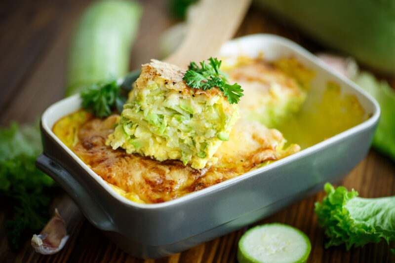 Sweet Potato Zucchini Kugel
