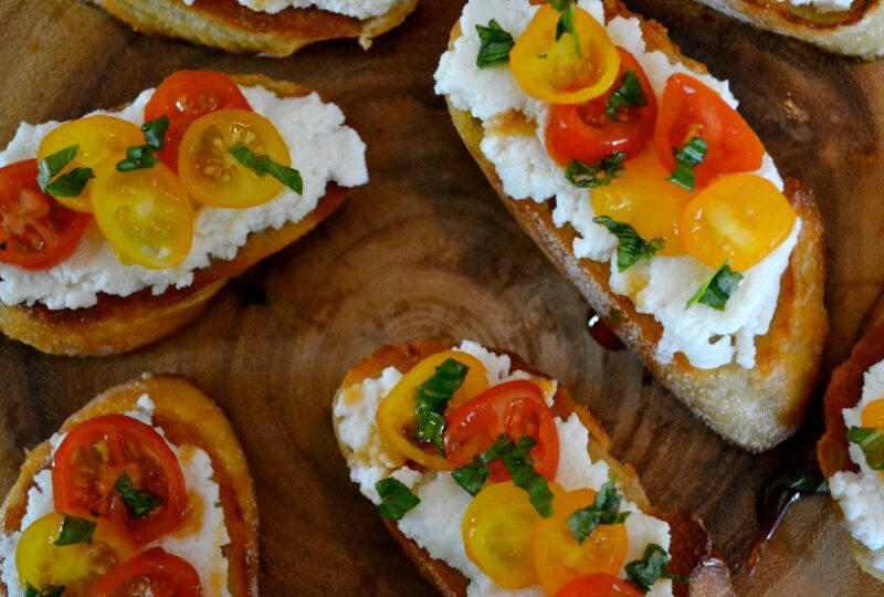 Sweet Ricotta Bruschetta