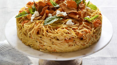 Sweet Potato Spaghetti Pie