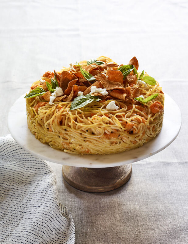 Sweet Potato Spaghetti Pie