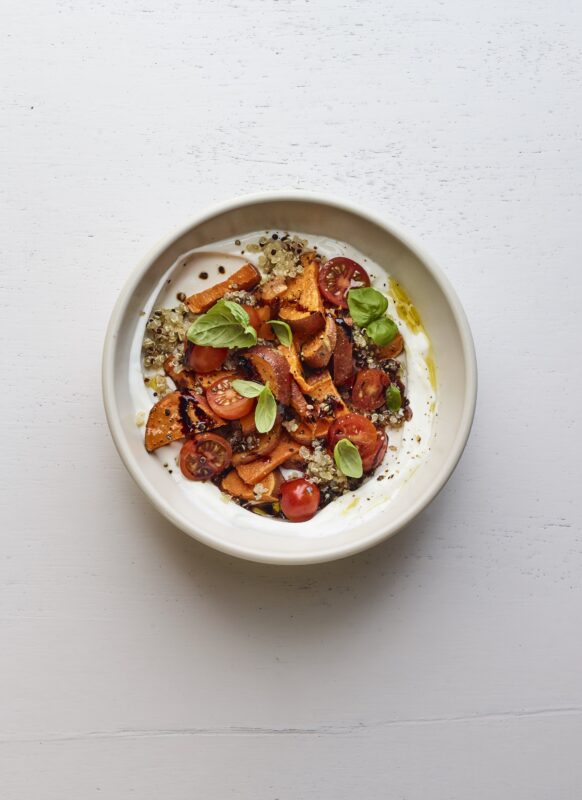sweet potato yogurt bowl