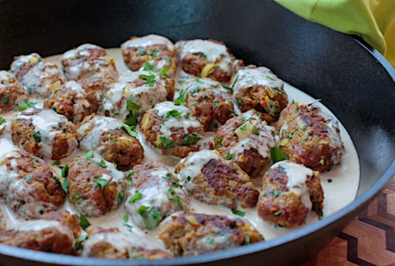 Tahina Meatballs85