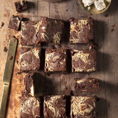 Tahini Halva Brownies