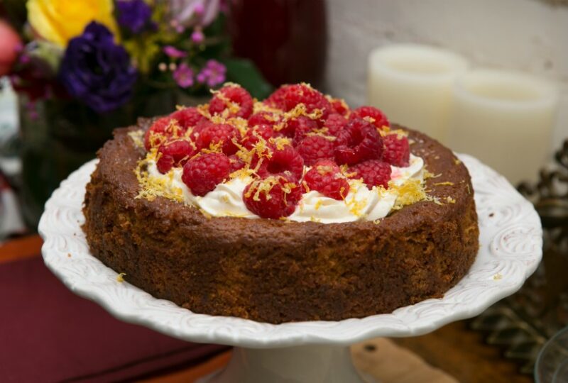 Tahini Olive Oil Cake85