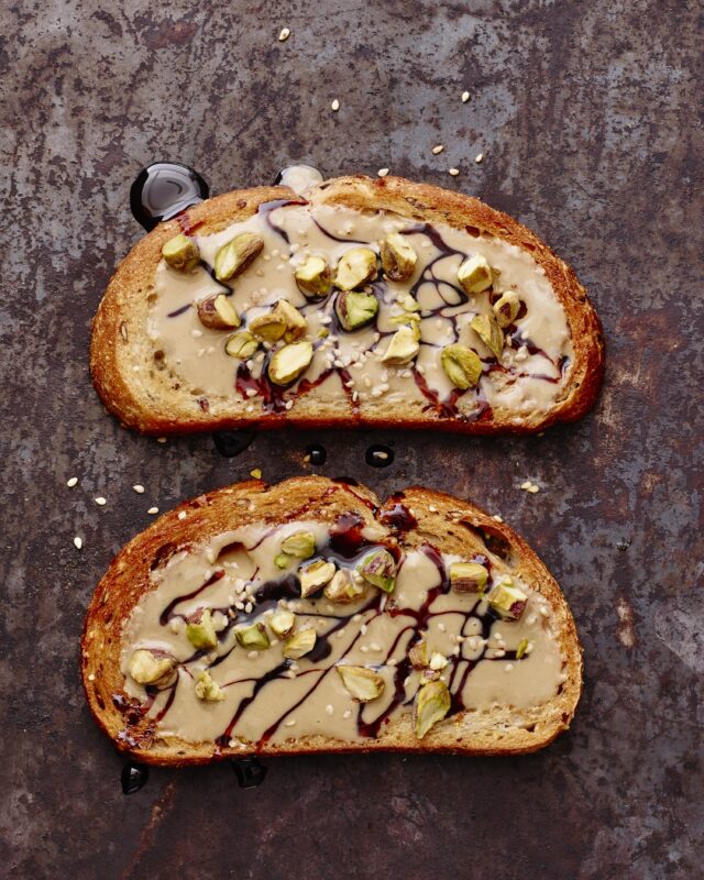 Tahini Silan Breakfast Toast
