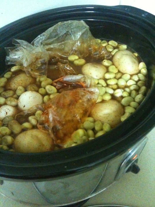 Tangy Sweet Veal Chamin (Cholent)