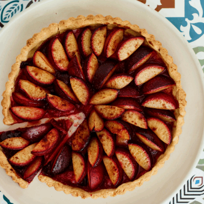 Tarte Aux Quetsches, Italian Plum Tart