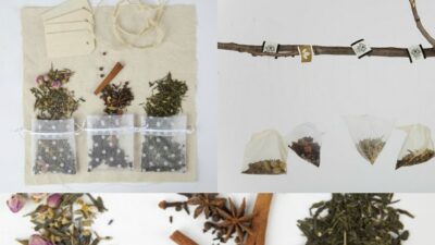 tea collage