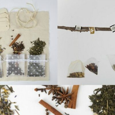 tea collage