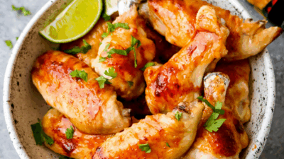 Teriyaki-Maple Chicken Wings