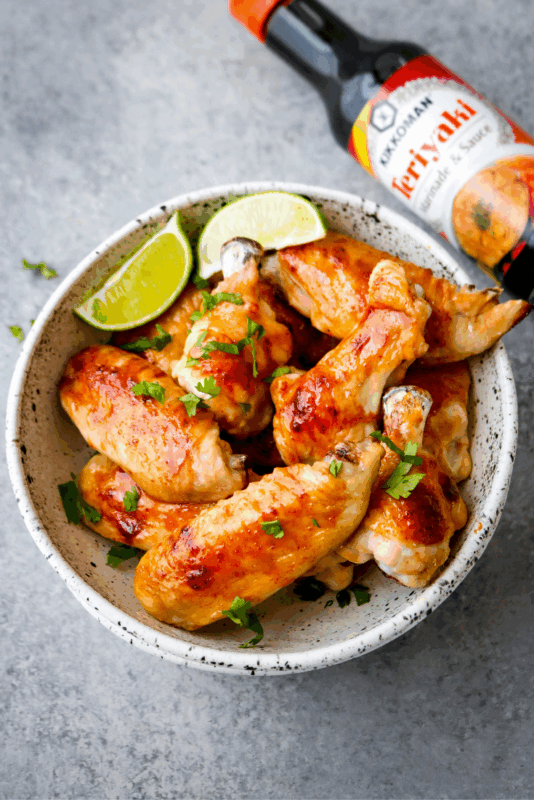 Teriyaki-Maple Chicken Wings