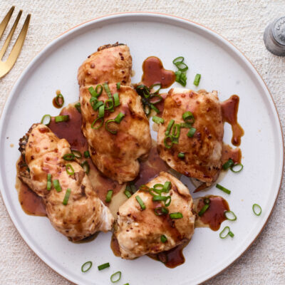 Teriyaki Mushroom Stuffed Chicken Breast