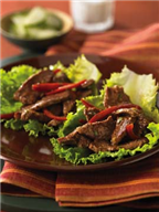 Thai Beef Wok &lsquo;N Roll-Ups
