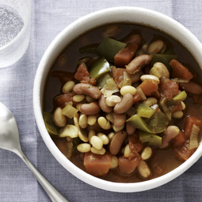 Three Bean Vegetarian Chili