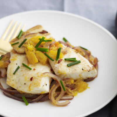 Spicy Citrus Tilapia with Asian Noodles