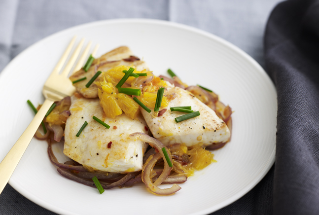 Spicy Citrus Tilapia with Asian Noodles