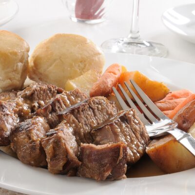 Deckel with Root Vegetables