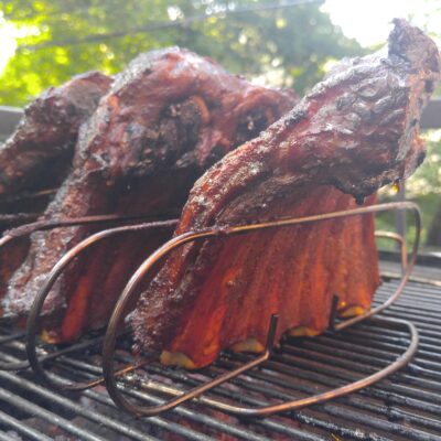 Slow Smoked BBQ Back Ribs