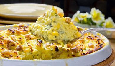 Toasted Walnut Creamed Corn