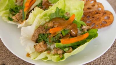 tofu lettuce wraps