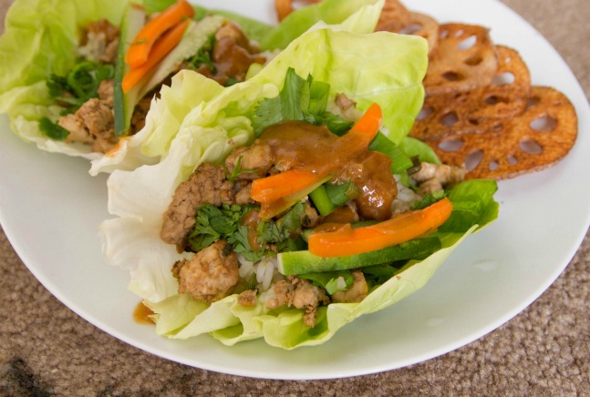 tofu lettuce wraps