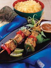 Tofu Satay with Soy Butter